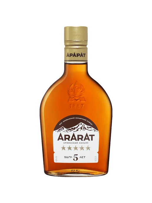 Коньяк Арарат 5 лет 0,25 л, 250 мл