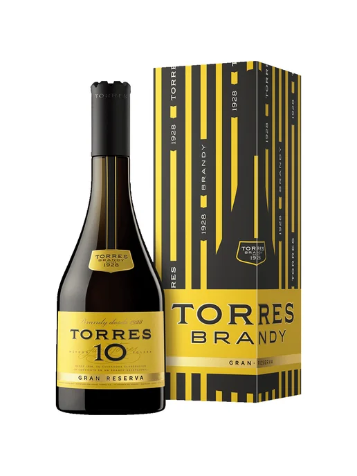 Torres Бренди 10 0,7 л в подарочной упаковке, 0,7 л