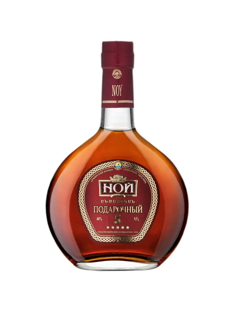 Коньяк Ной Подарочный 5 лет 0,5 л