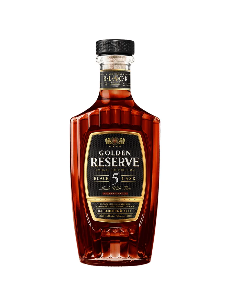 Коньяк Golden Reserve Black Cask 5 лет 0,5 л