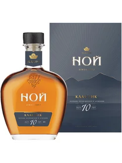Коньяк Ной Классик 10 лет 0,5 л в подарочной упаковке Ной 288701035 купить за 2 484 ₽ в интернет‑магазине Wildberries