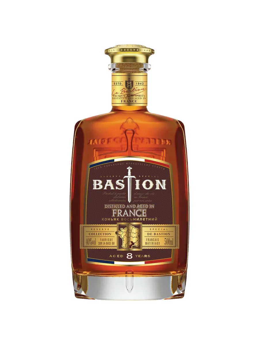 Коньяк Bastion France 8 лет 0,5 л