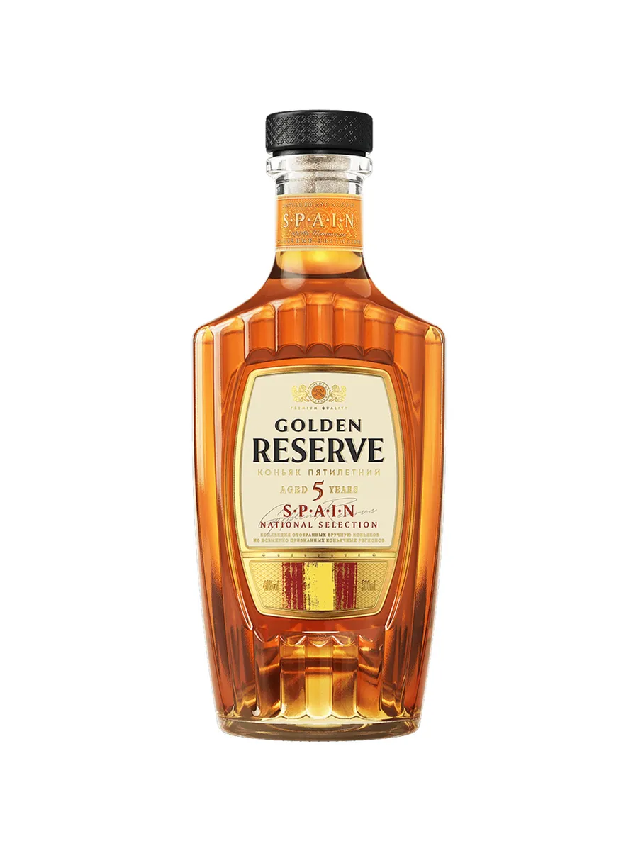 Коньяк Golden Reserve National Selection Spain 5 лет 0,5 л