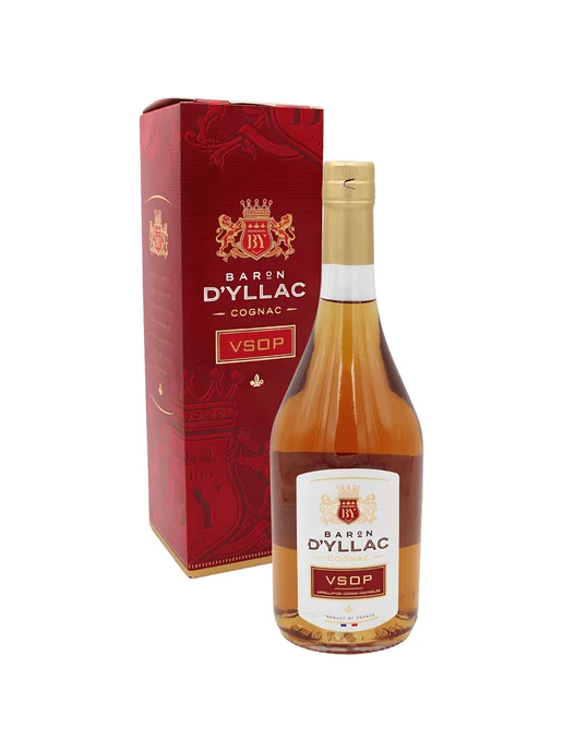 Коньяк Baron D yllac VSOP 0,7 л в подарочной упаковке, 700 мл