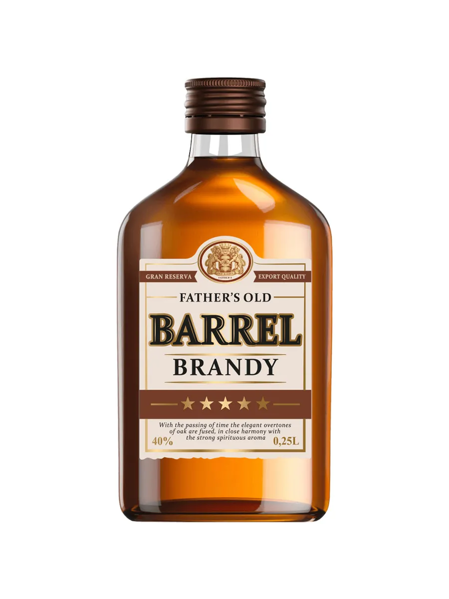 Бренди Father's Old Barrel 0 25 л
