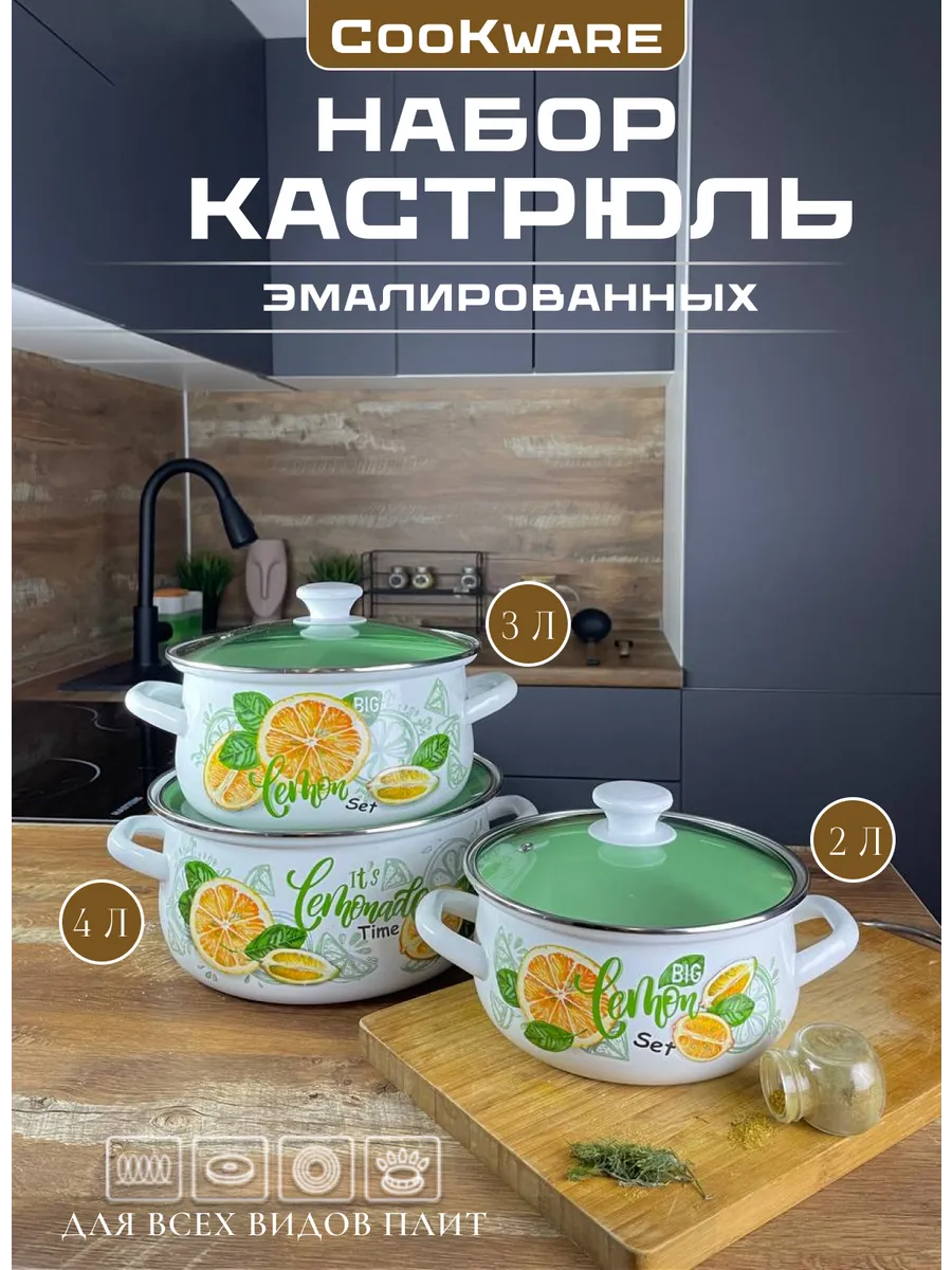 Набор эмалированных...