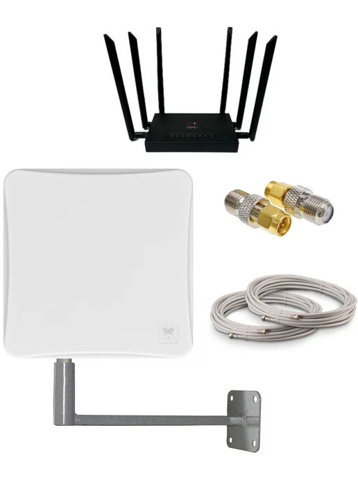 Antex / Vemo Антенна 20dBi ZETA MiMo с роутером vemo комплект wifi, вариант, фото 2