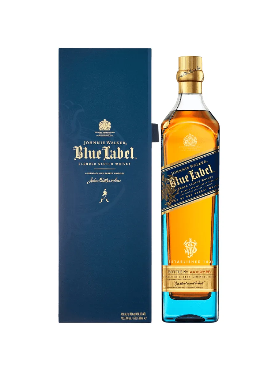 Виски Blue Label 0,7 л в подарочной упаковке