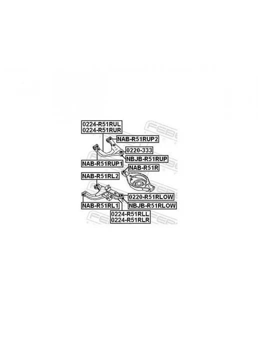 FEBEST Шарнир автомобильный, вариант, фото 2