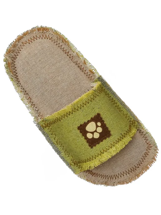 PetShop Игрушка для собак "Тапок" брезентовый 24 см, зеленый, фото 3