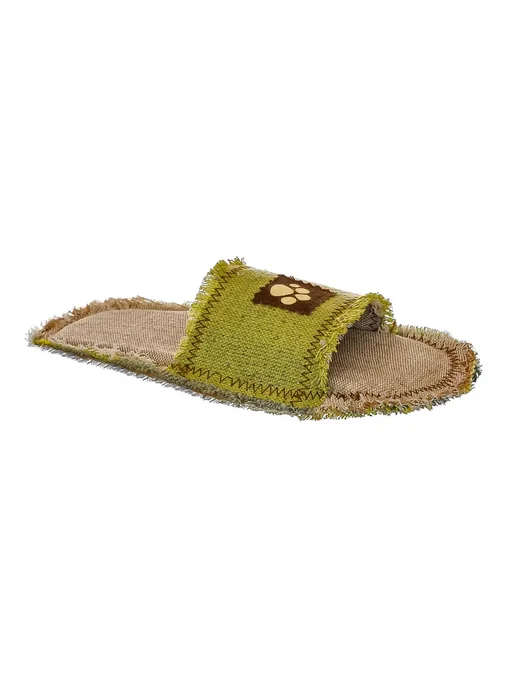PetShop Игрушка для собак "Тапок" брезентовый 24 см, зеленый, фото 4