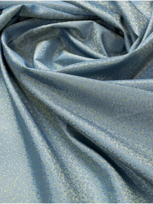 MDC Fabrics Подкладочная ткань жаккард для шитья и рукоделия, голубой, фото 4