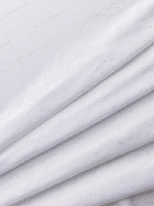 MDC Fabrics Подкладочная ткань жаккард для шитья и рукоделия, белый, фото 5