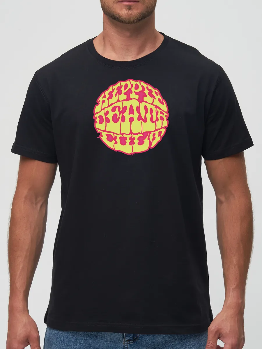 Футболка Hippie death cult метал