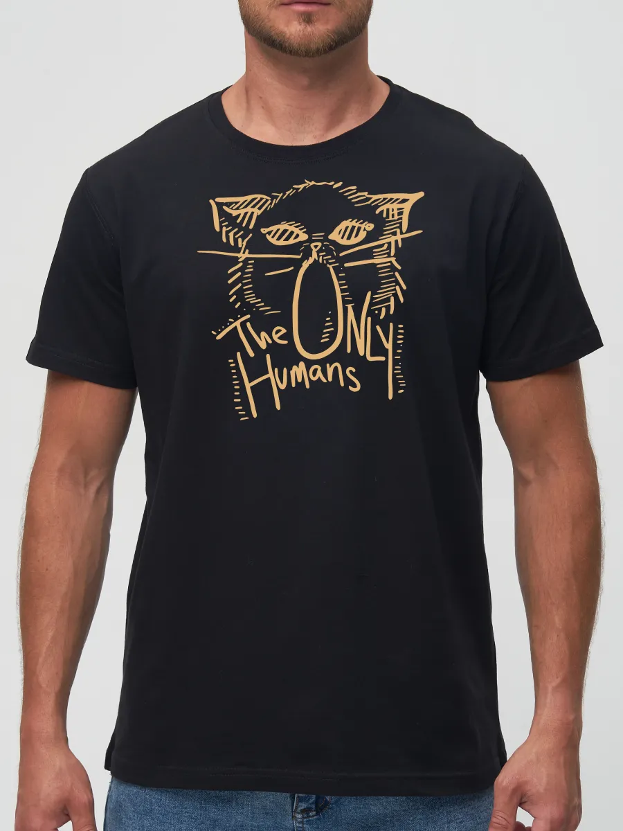 Футболка The only humans фолк
