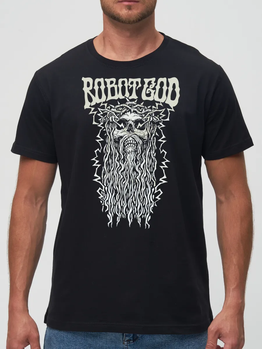 Футболка Robot god рок