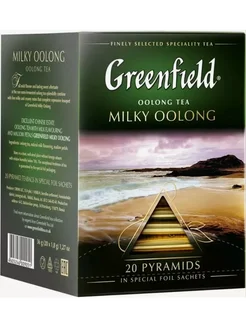 Чай зеленый Milky Oolong 20пир 1шт GREENFIELD 289928612 купить за 145 ₽ в интернет-магазине Wildberries