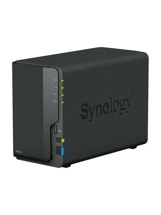Сетевой накопитель Synology DS223 без HDD, черный, фото 2