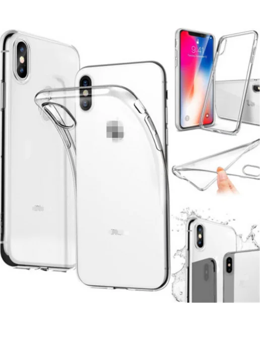 Asra-Ms Прозрачный чехол для Apple iPhone X и XS, прозрачный, фото 8