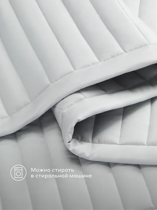 Покрывало Pragma Snolaf приглушеный серый 220*240 см, Яндекс Фабрика, 220x240 см, фото 7