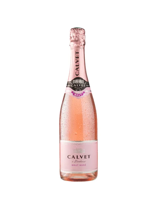 Calvet Вино игристое Cremant de Bordeaux розовое брют 0,75 л, 750 мл