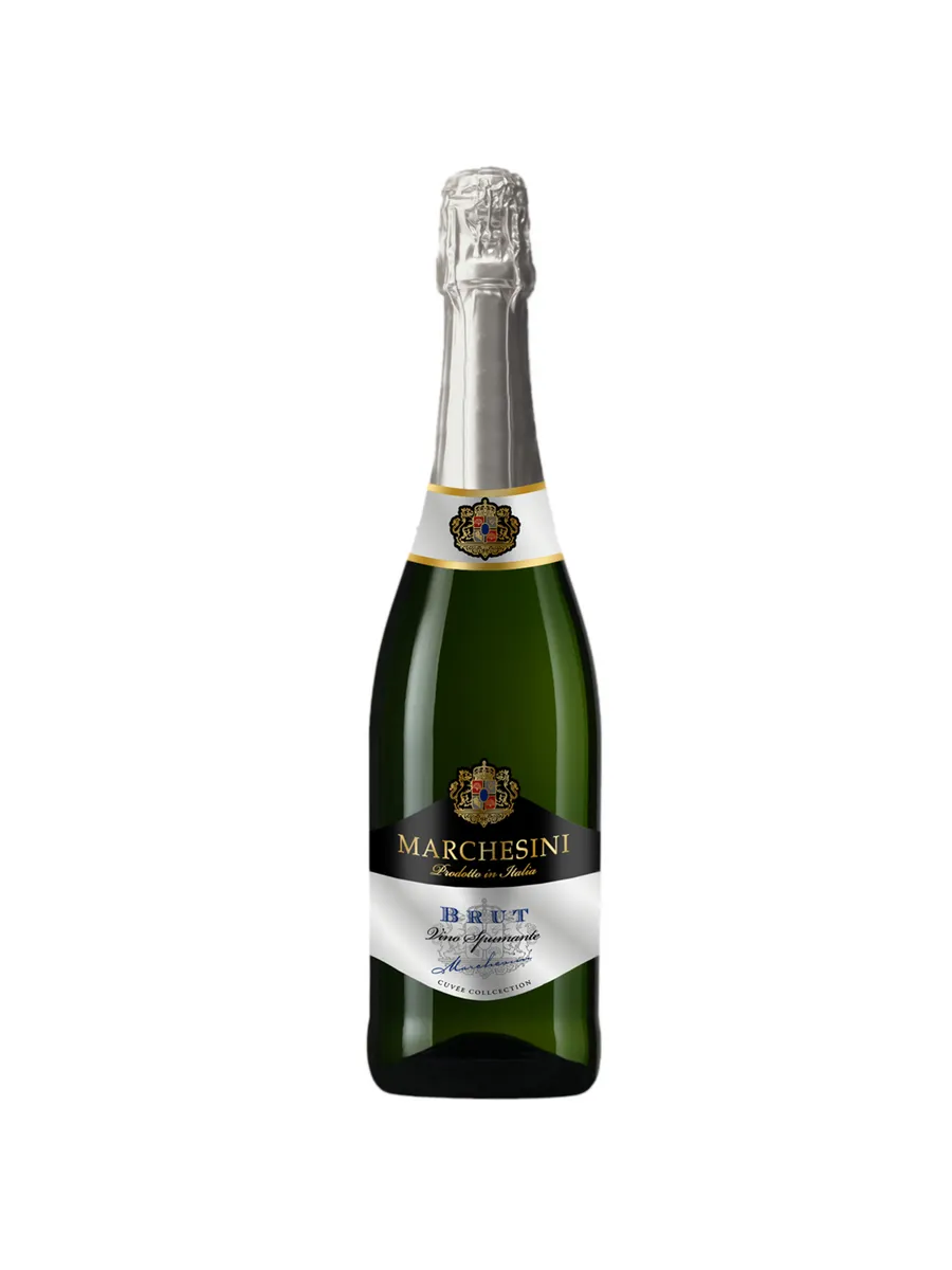 Вино игристое Brut белое брют 0,75 л