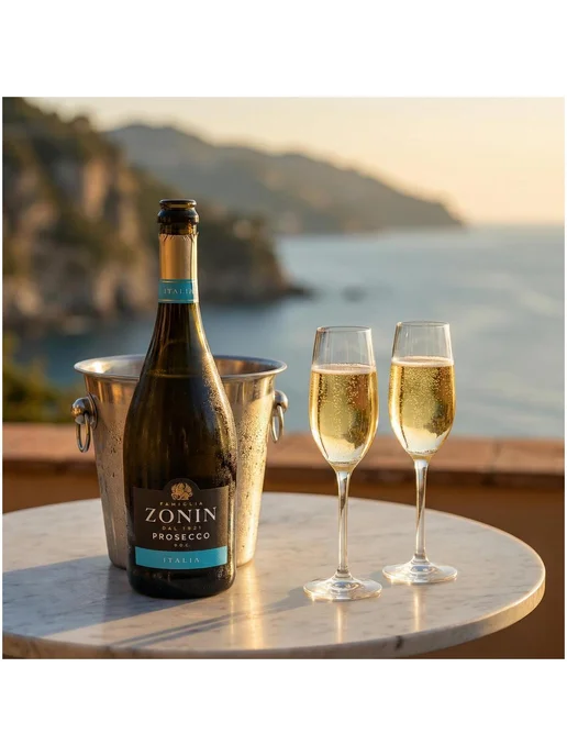 ZONIN Вино игристое Prosecco белое брют 0,75 л, 0,75 л, фото 4