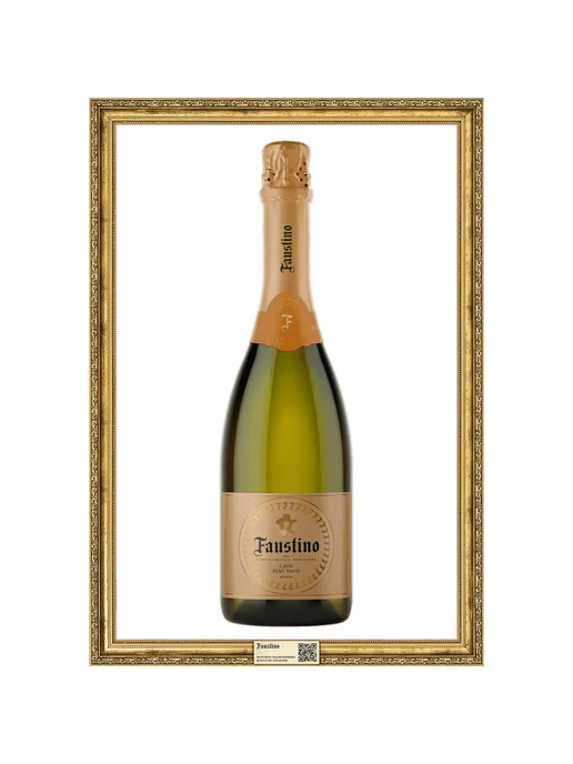 Faustino Вино игристое Cava белое полусухое 0,75 л, 750 мл, фото 2