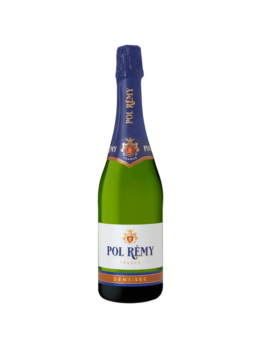 Pol Remi Вино игристое Pol Remy белое полусухое 0,75 л, 750 мл
