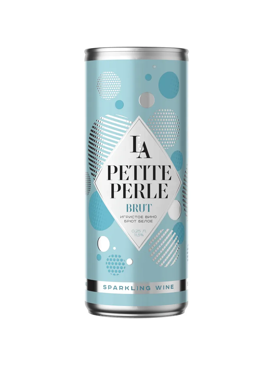 Вино игристое La Petite Perle белое брют 0,25 л