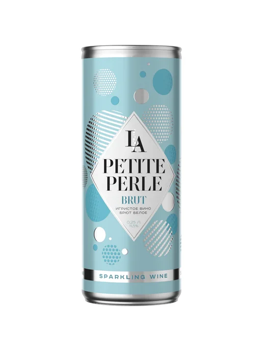 Вино игристое La Petite Perle белое брют 0,25 л, 0,25 л