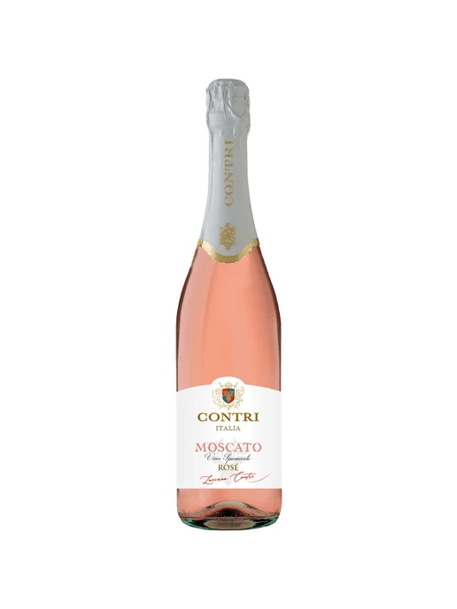 Contri Вино игристое Moscato Spumante розовое сладкое 0,75 л, 750 мл