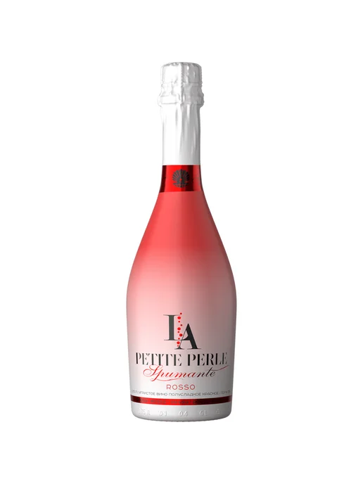 Вино игристое La Petite Perle красное полусладкое 0,75 л, 750 мл