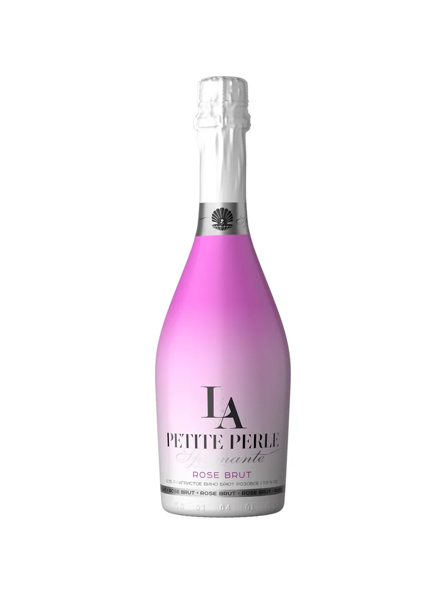 Вино игристое La Petite Perle розовое брют 0,75 л