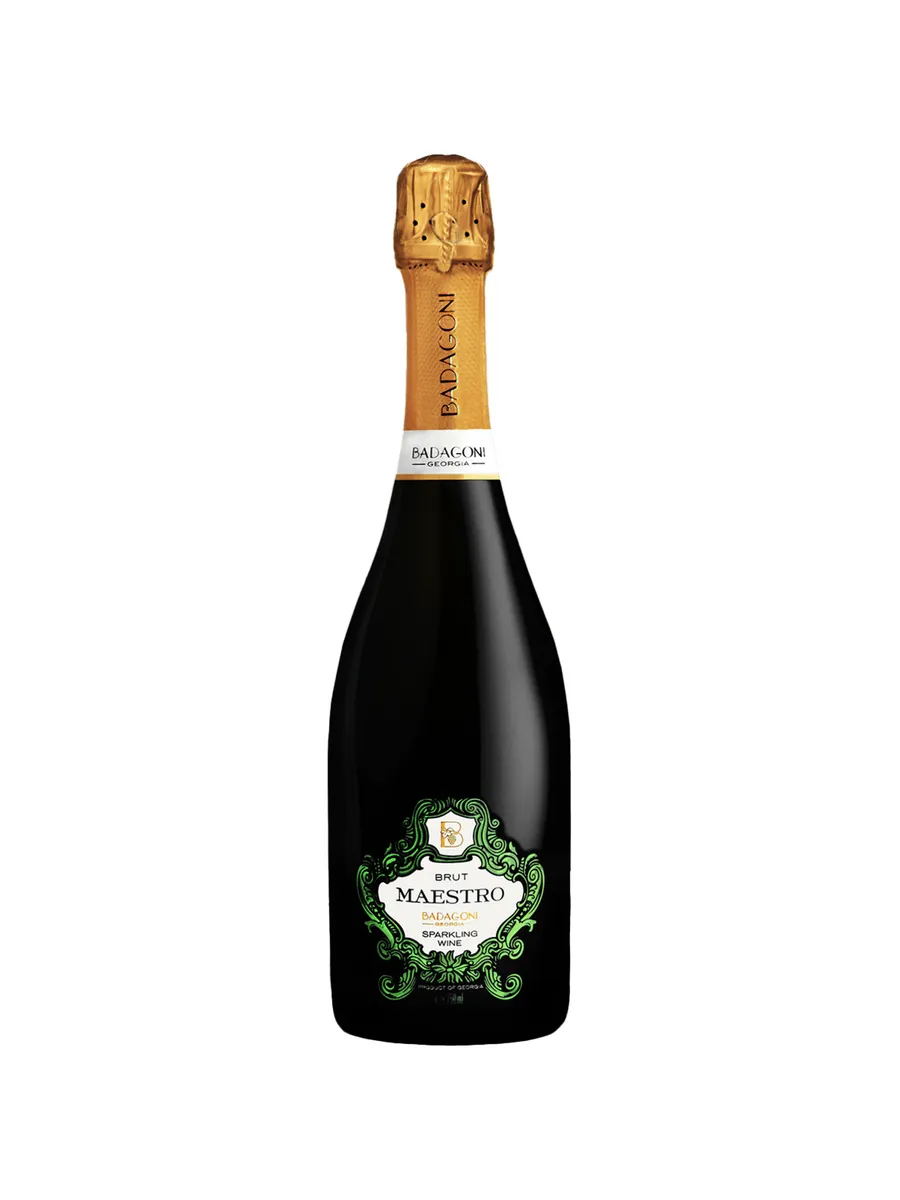 Вино игристое Badagoni Maestro Brut белое брют 0,75 л