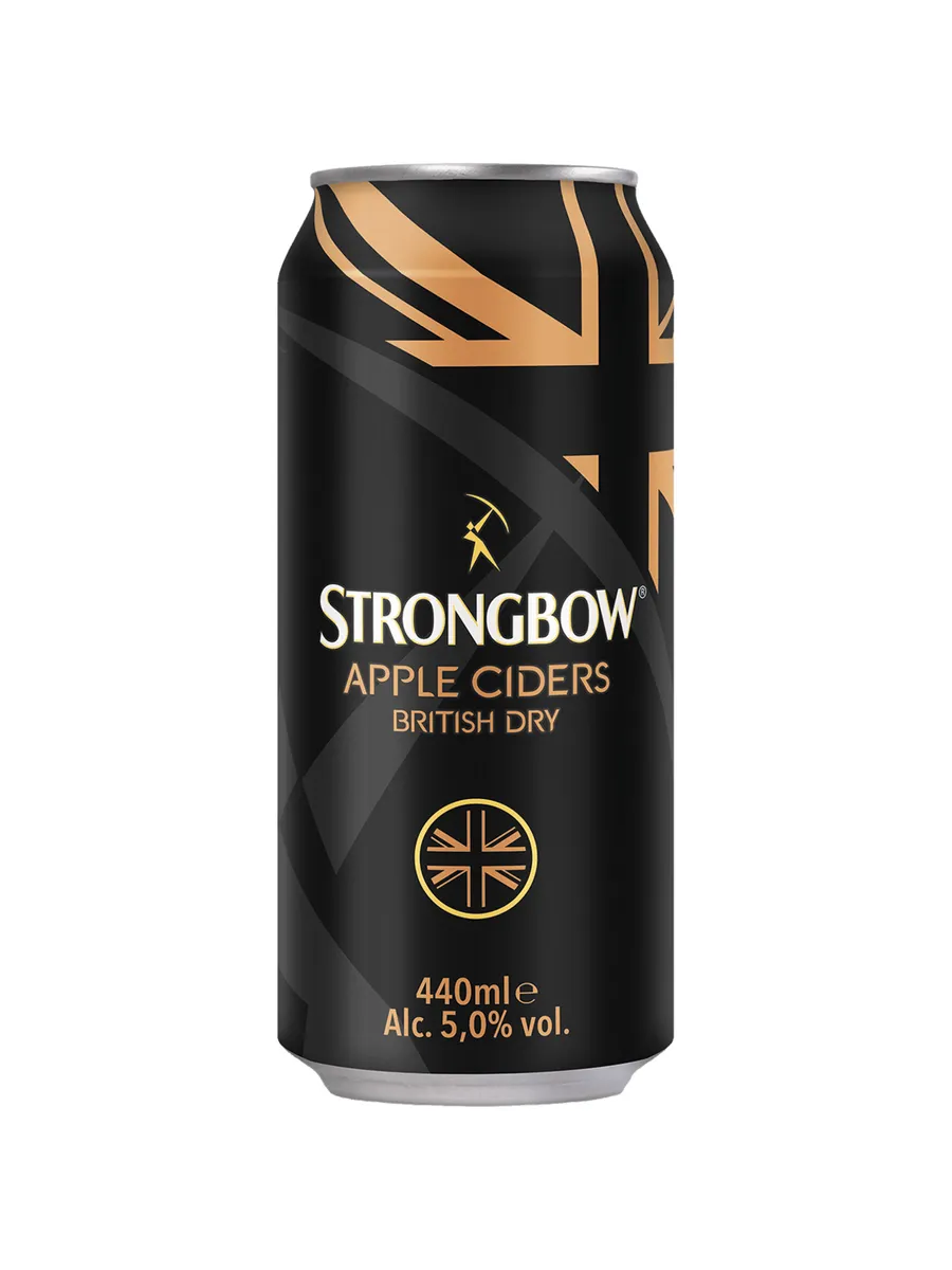 Сидр Strongbow яблочный сухой 0,44 л ж б