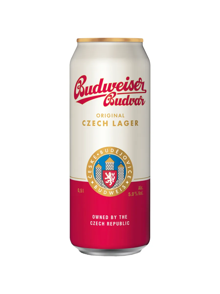 Пиво Budweiser Budvar светлое 0,5 л ж/б