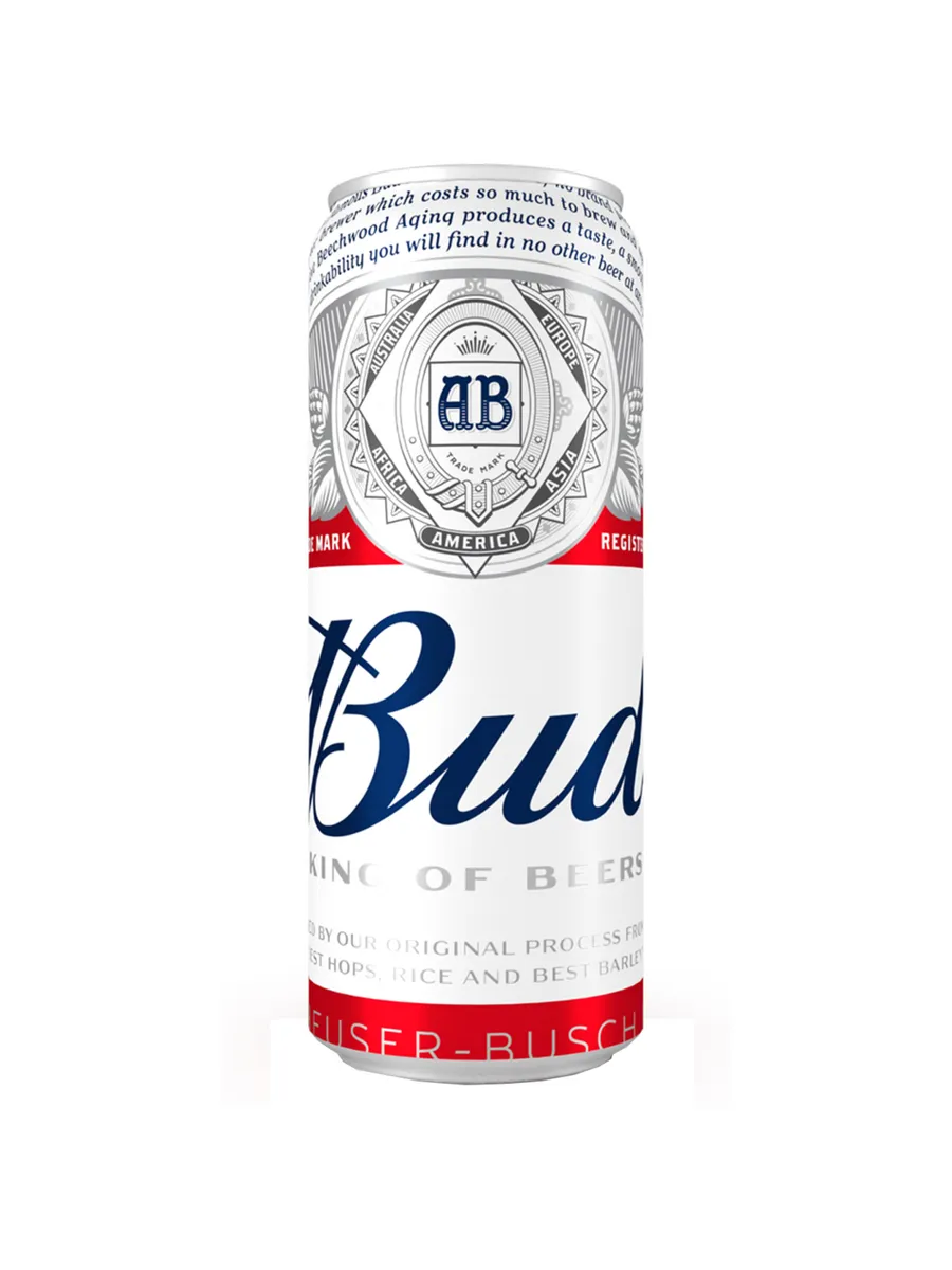 Пиво Bud светлое 0,45 л ж/б