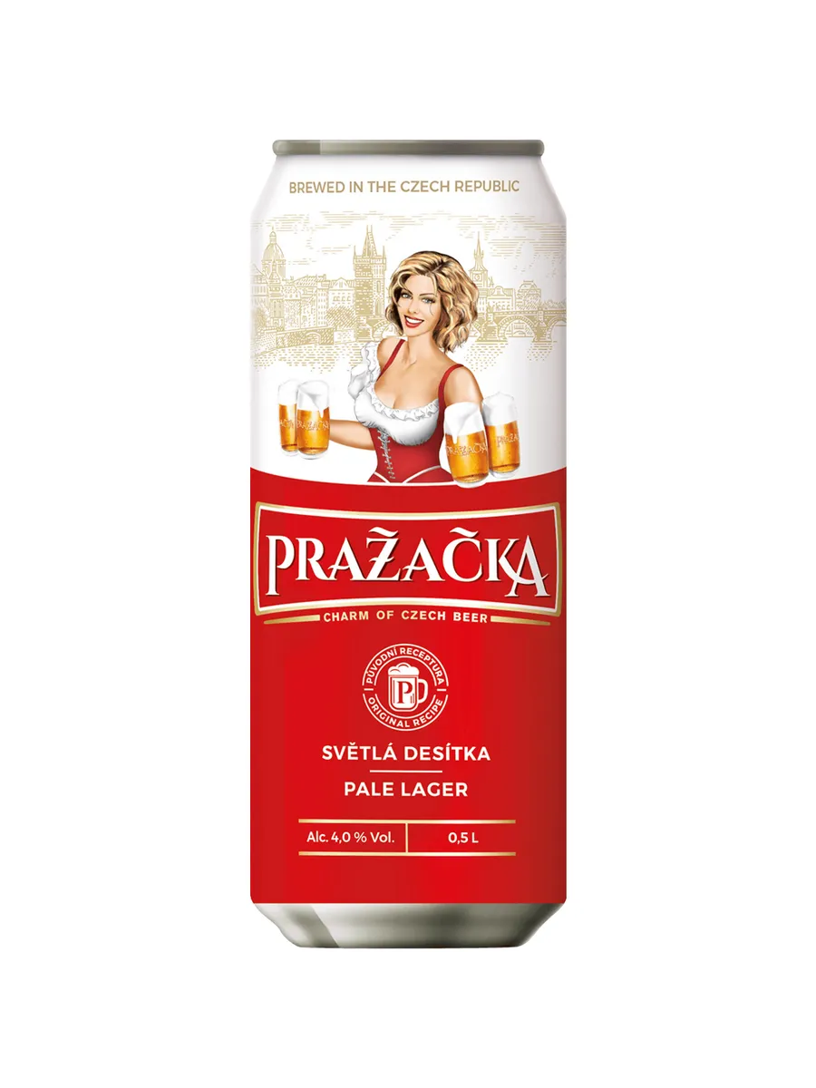 Пиво Prazacka светлое 0,5 л ж/б