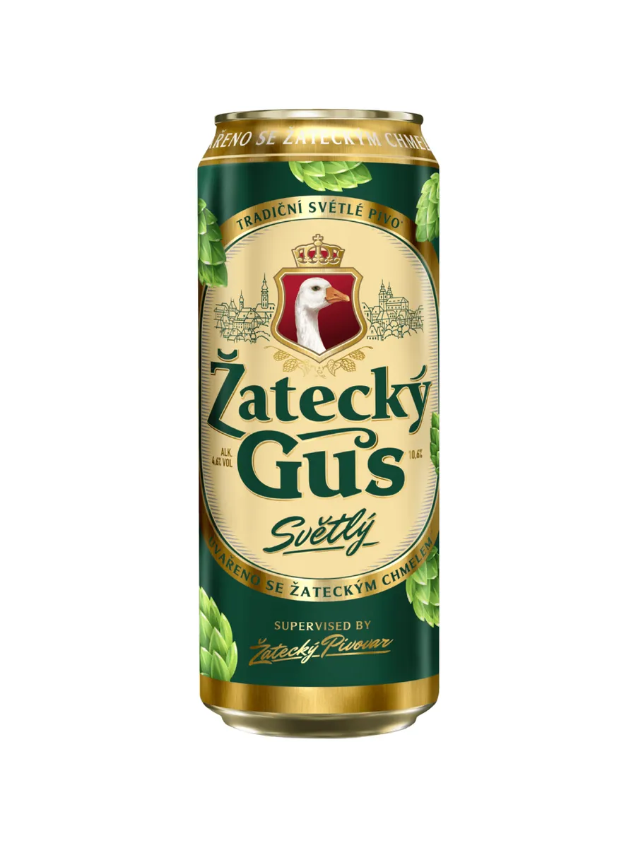 Пиво Zatecky Gus светлое 0,45 л ж/б