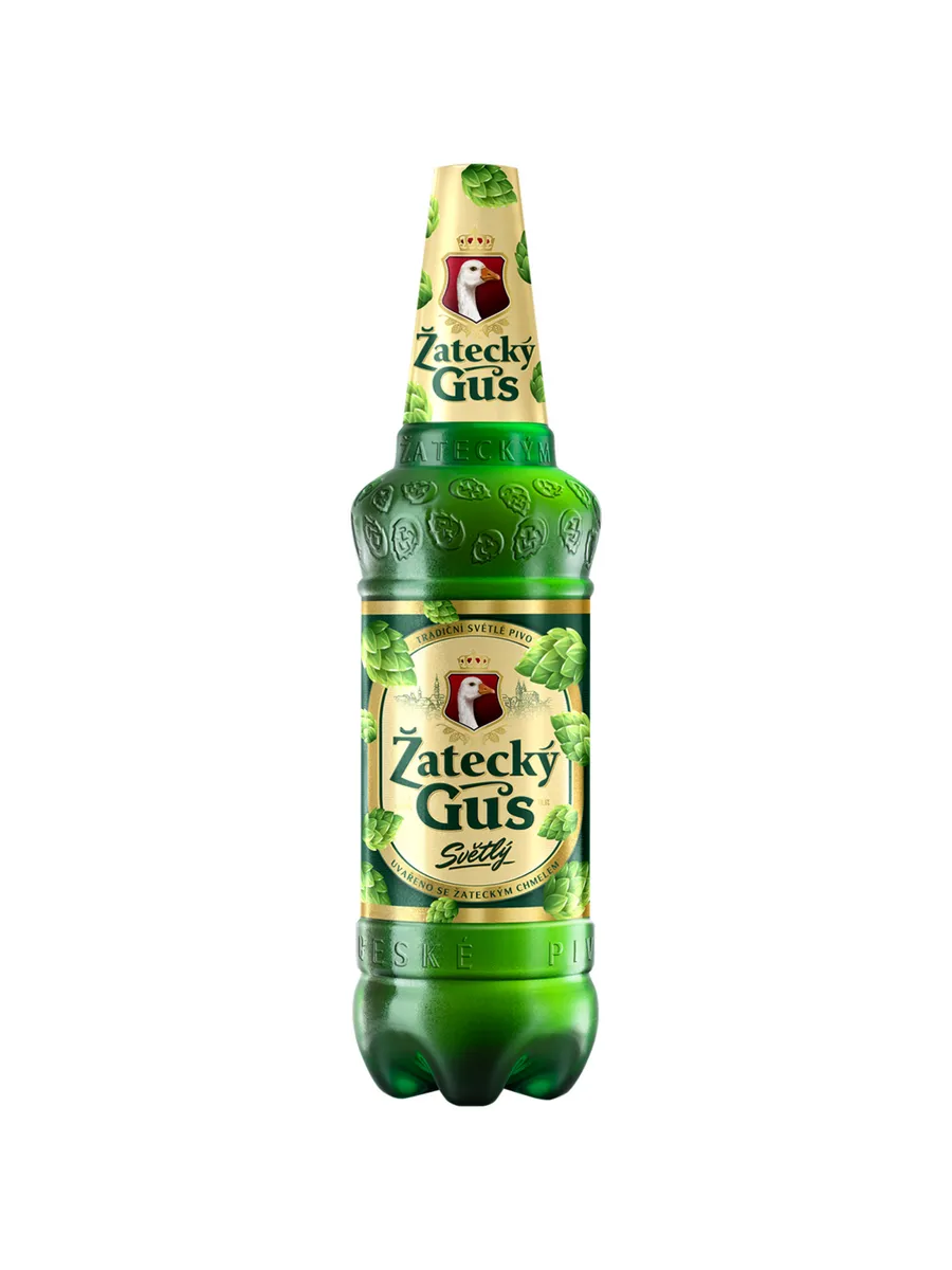 Пиво Zatecky Gus светлое 1,35 л ПЭТ