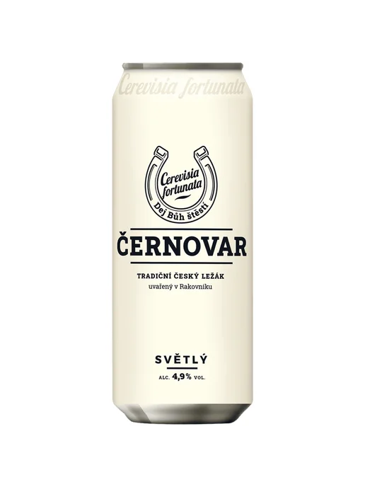 Cernovar Пиво светлое 0,5 л ж б, 500 мл