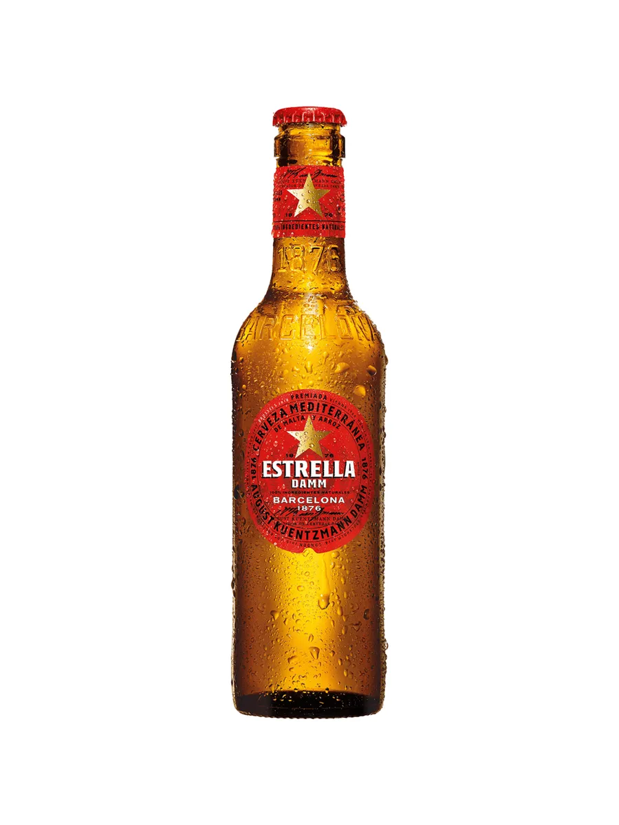Пиво Estrella Damm светлое 0,33 л