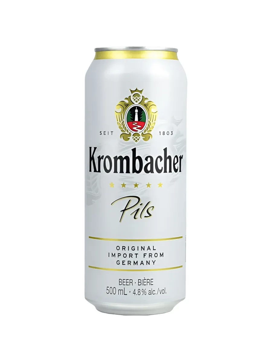 Пиво Krombacher Pils светлое 0,5 л ж/б