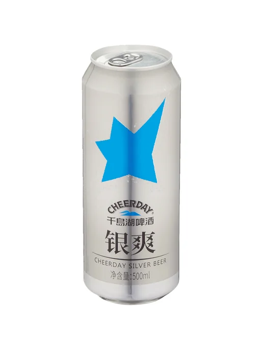 Пиво Cheerday Silver светлое 0,5 л ж б, 0,5 л
