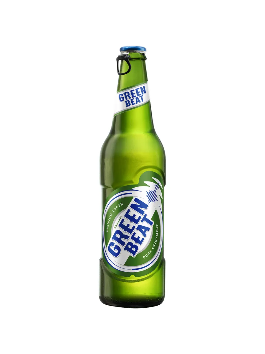 Пиво GREENBEAT светлое 0 45 л