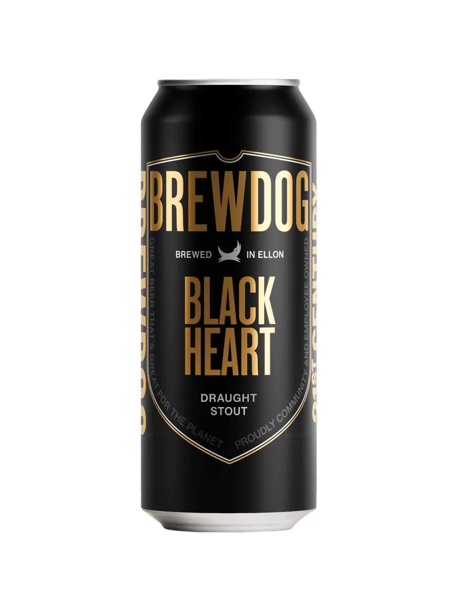 Пиво BrewDog Black Heart темное 0 44 л ж б