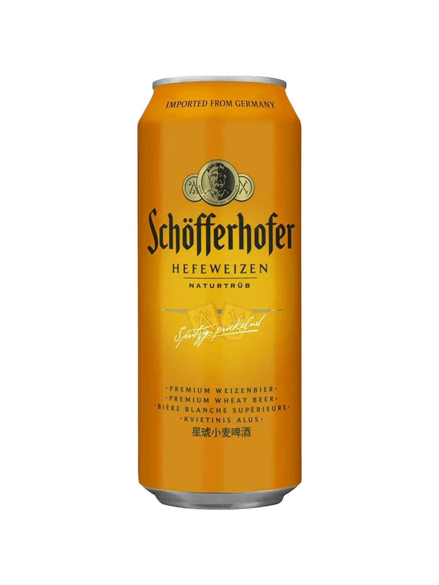 Пиво Schofferhofer Hefeweizen пшеничное светлое 0,5 л ж б