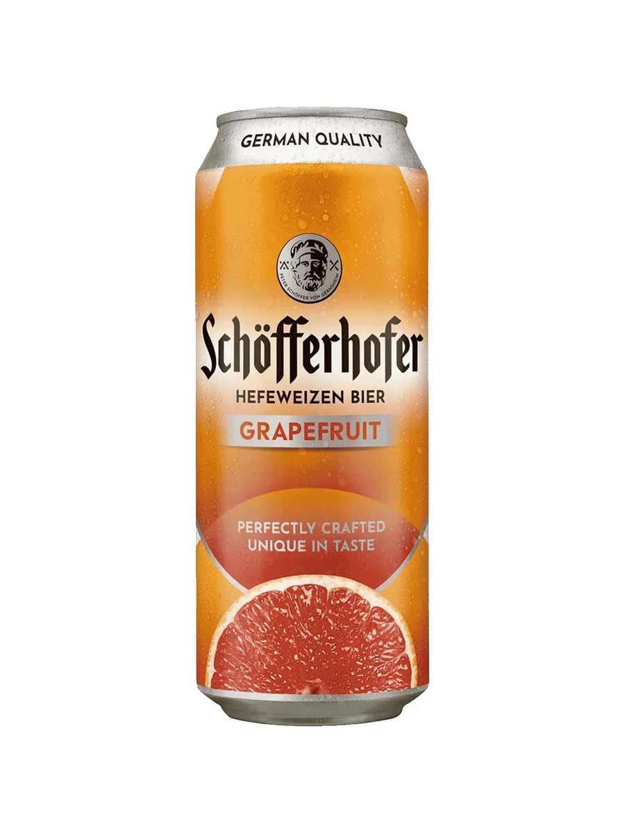 Пиво Schofferhofer Grapefruit светлое 0,5 л ж б