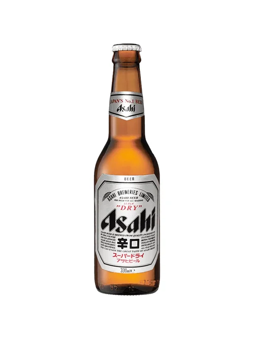 Пиво Asahi Super Dry светлое 0,33 л, 0,33 л